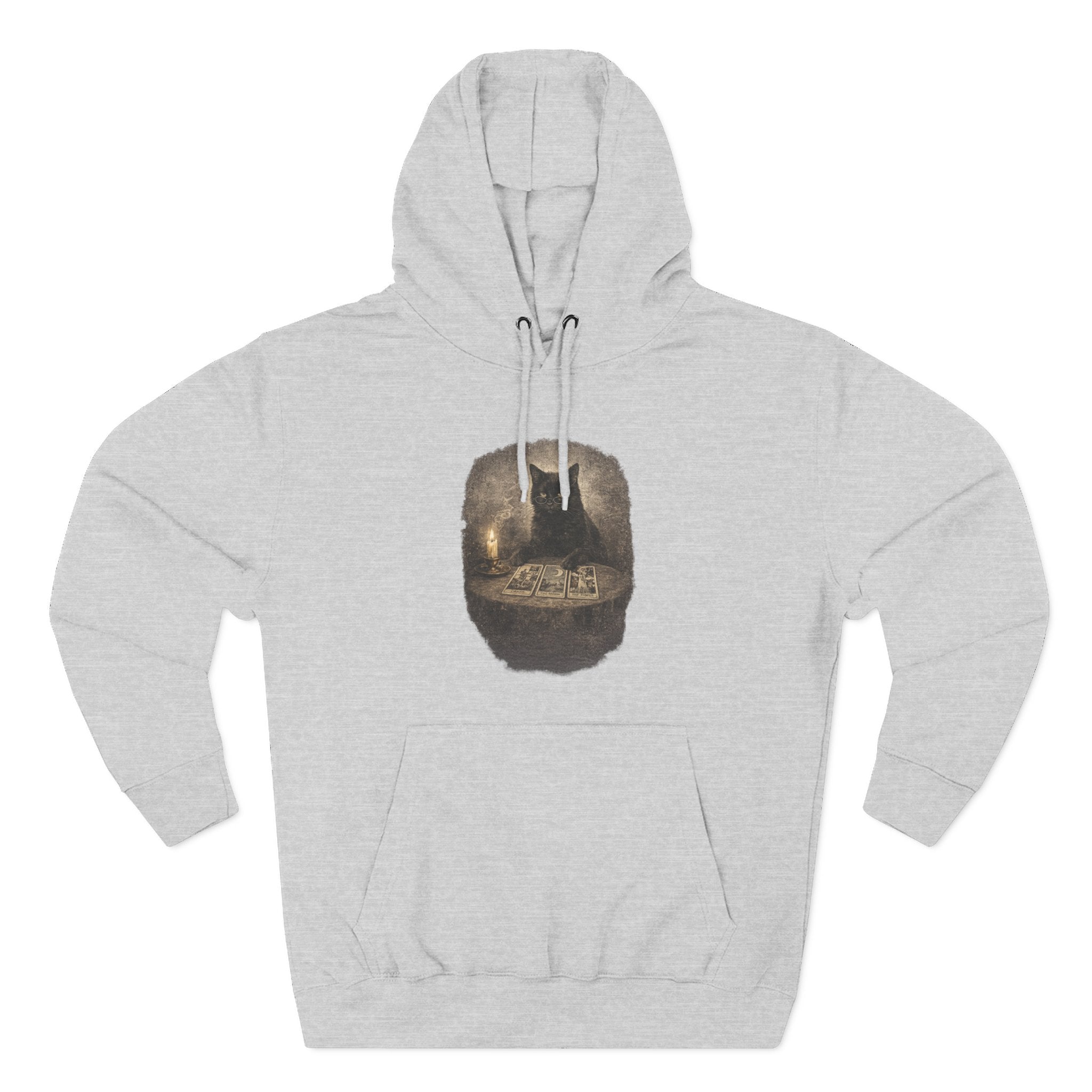 Tarot Black Cat Pull Over Hoodie