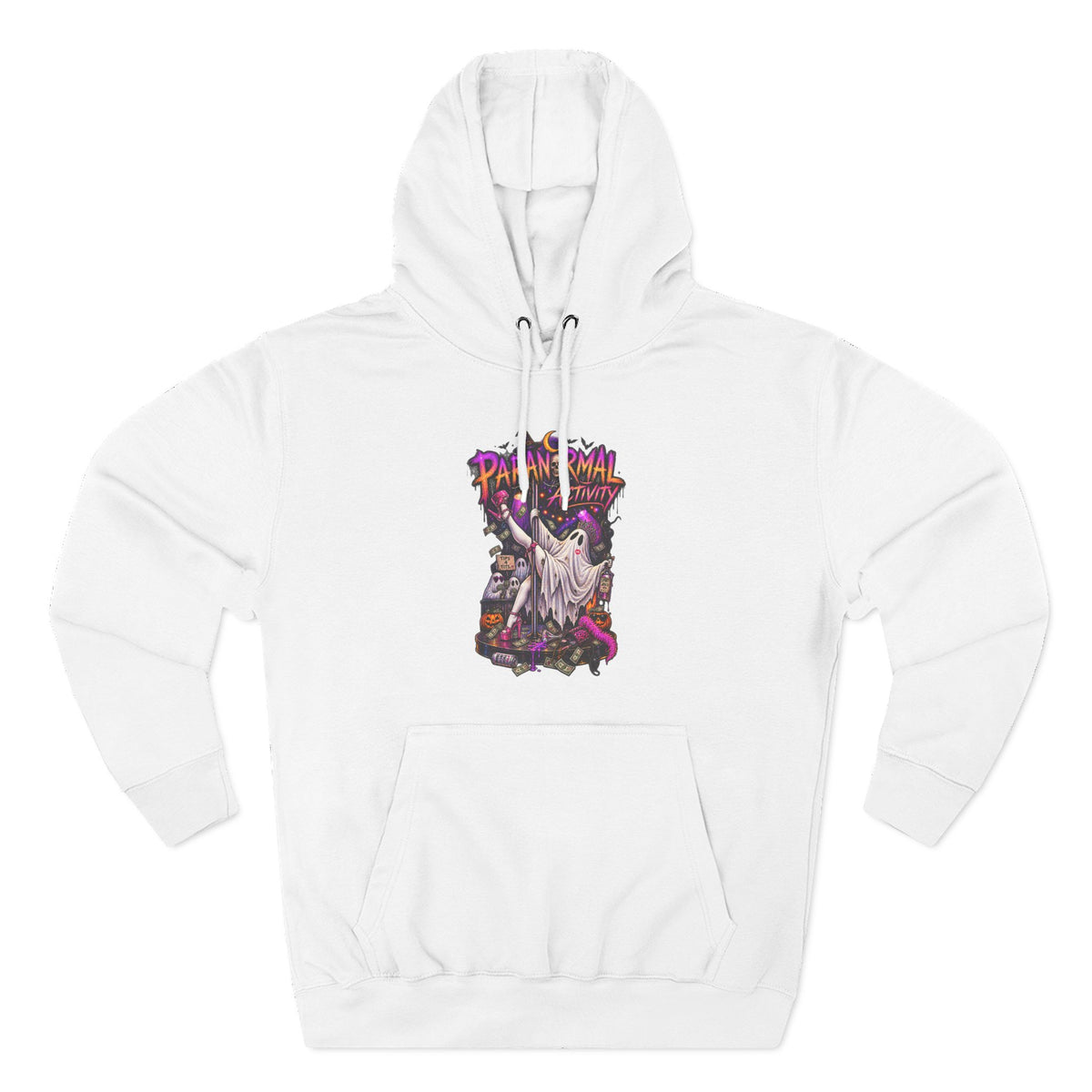 Paranormal Activity Ghost Pole Dancing — Retro Halloween Graphic Pullover