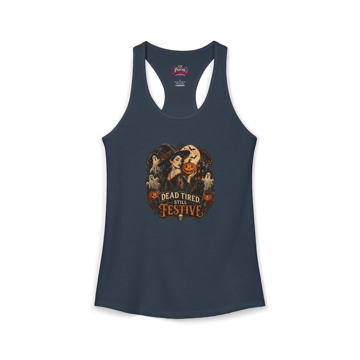 Dead Tired Humor Halloween Tank