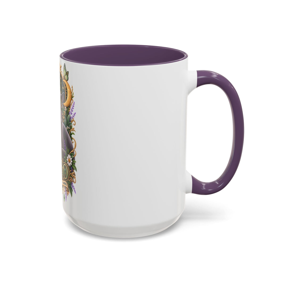 Virgo Russian Blue Cat Accent Coffee Mug — Zodiac Astrology Horoscope Gift (11/15 oz)