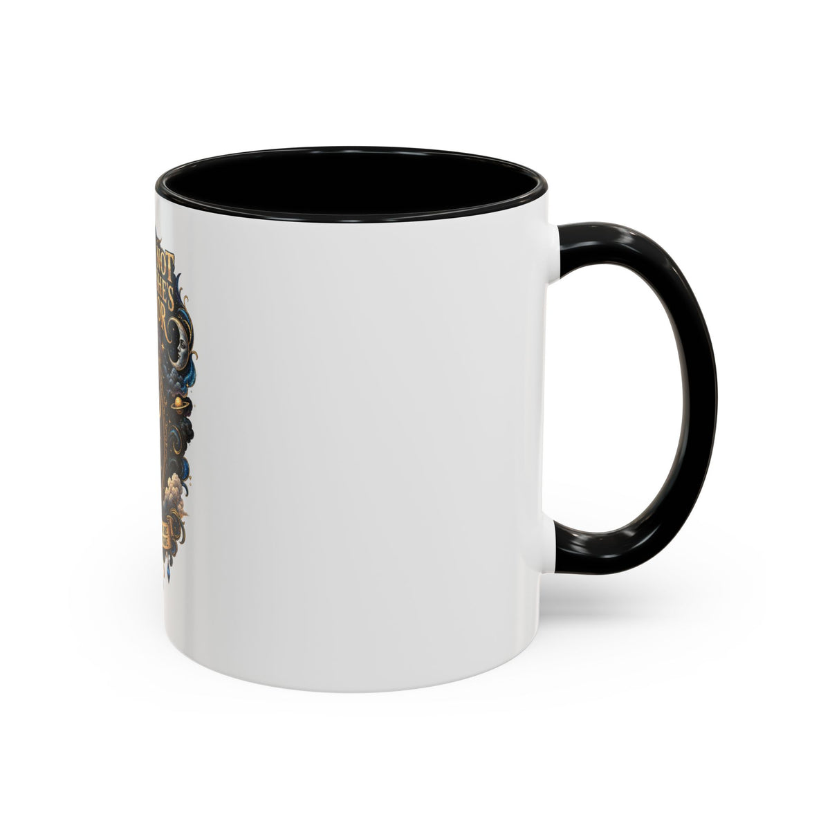Coffee Mug — "Karma's Not a Bitch — She's a Mirror" Accent Ceramic Mug (11/15oz)