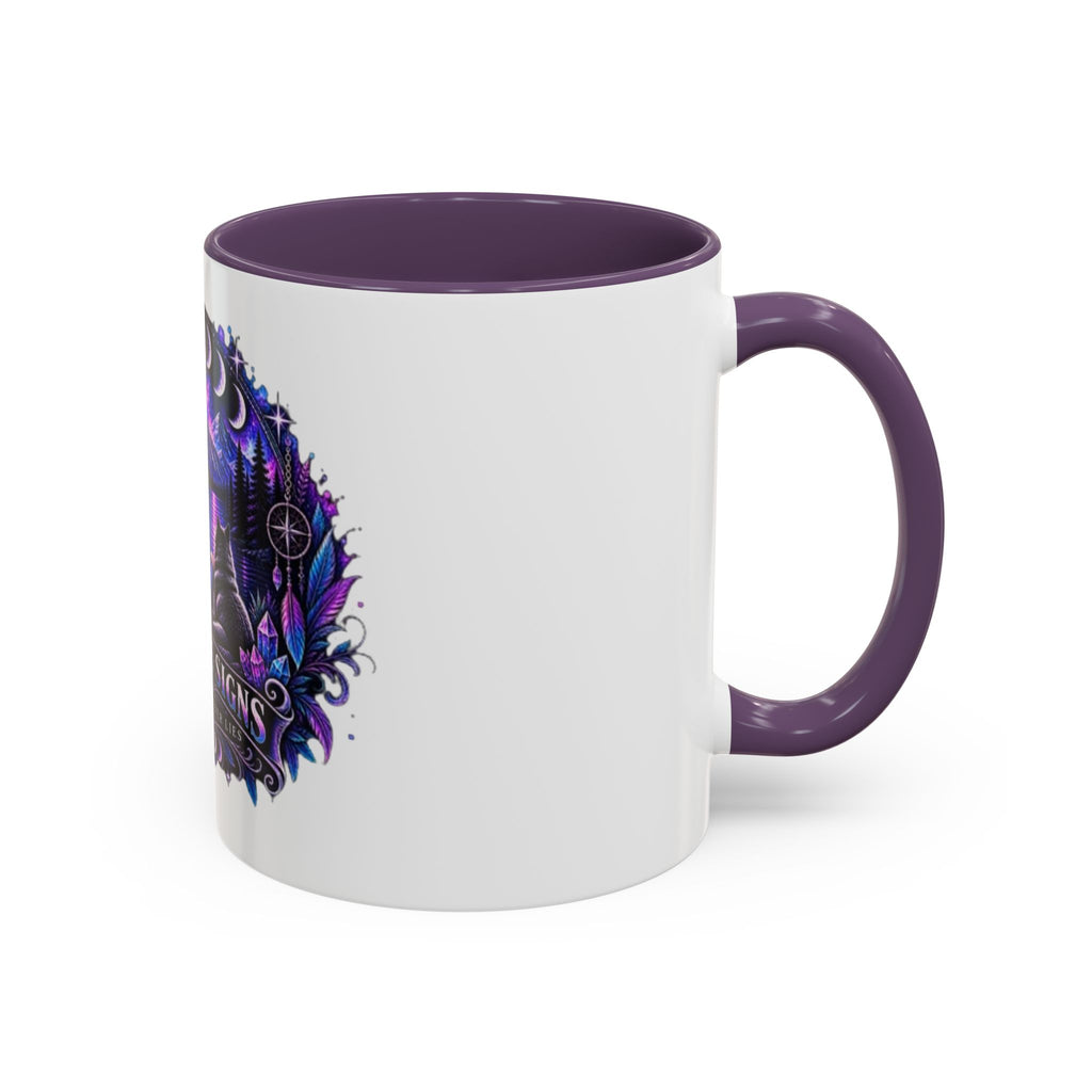 Mystic Moon Coffee Mug — "Trust the Signs" Night Sky Design
