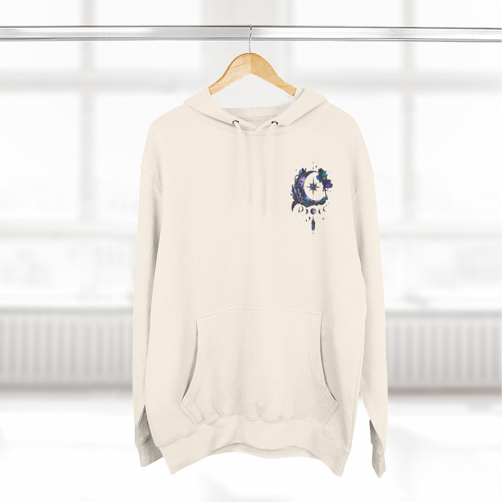 Mystic Moon Hoodie — "Trust the Signs" Celestial Fleece Pullover