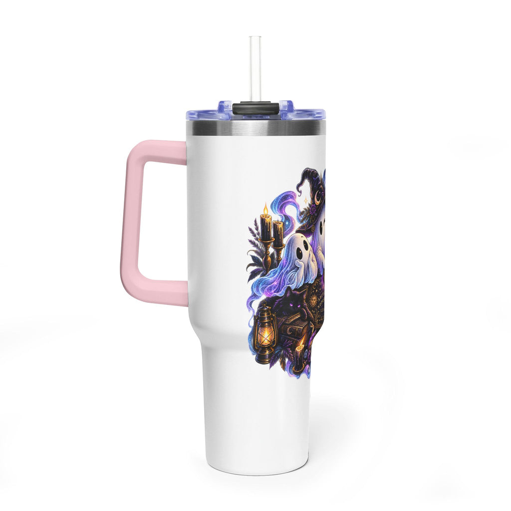 Ghost Crew 40oz Thermal Tumbler — Cute Halloween Ghosts Design