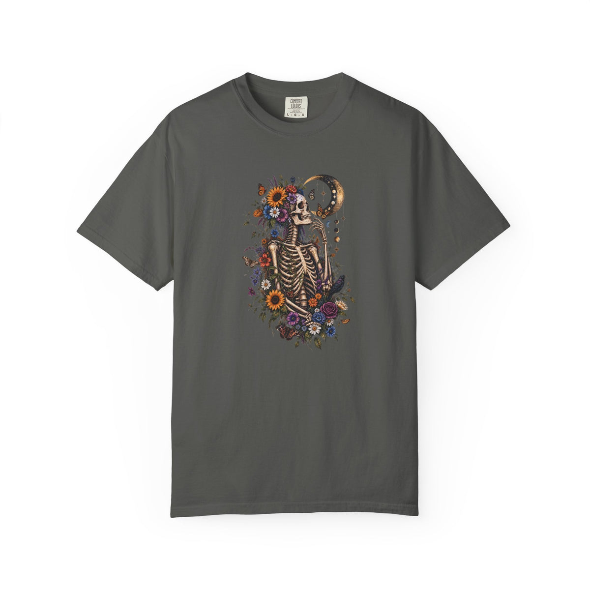 Floral Skeleton T-Shirt — Gothic Floral