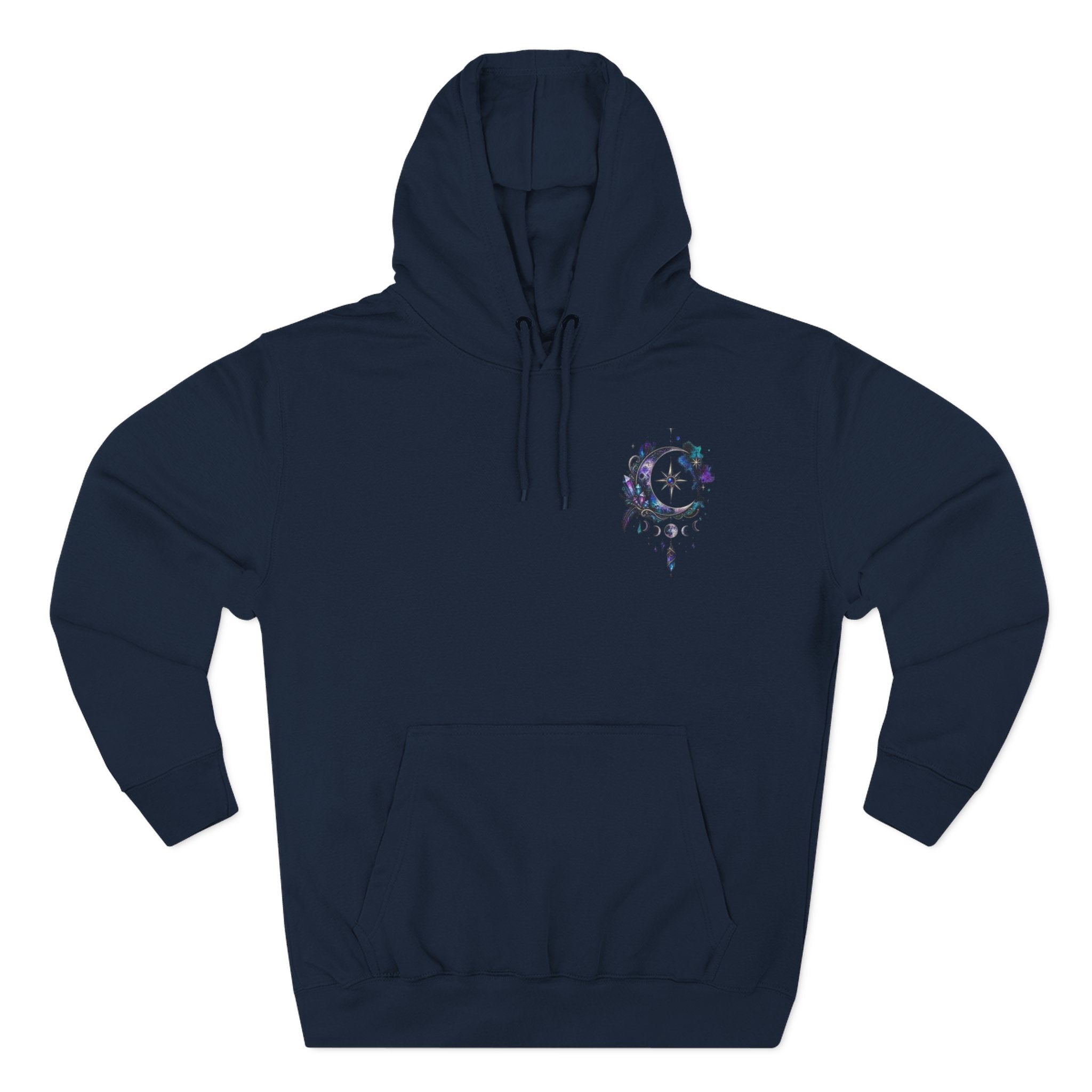 Mystic Moon Hoodie — "Trust the Signs" Celestial Fleece Pullover