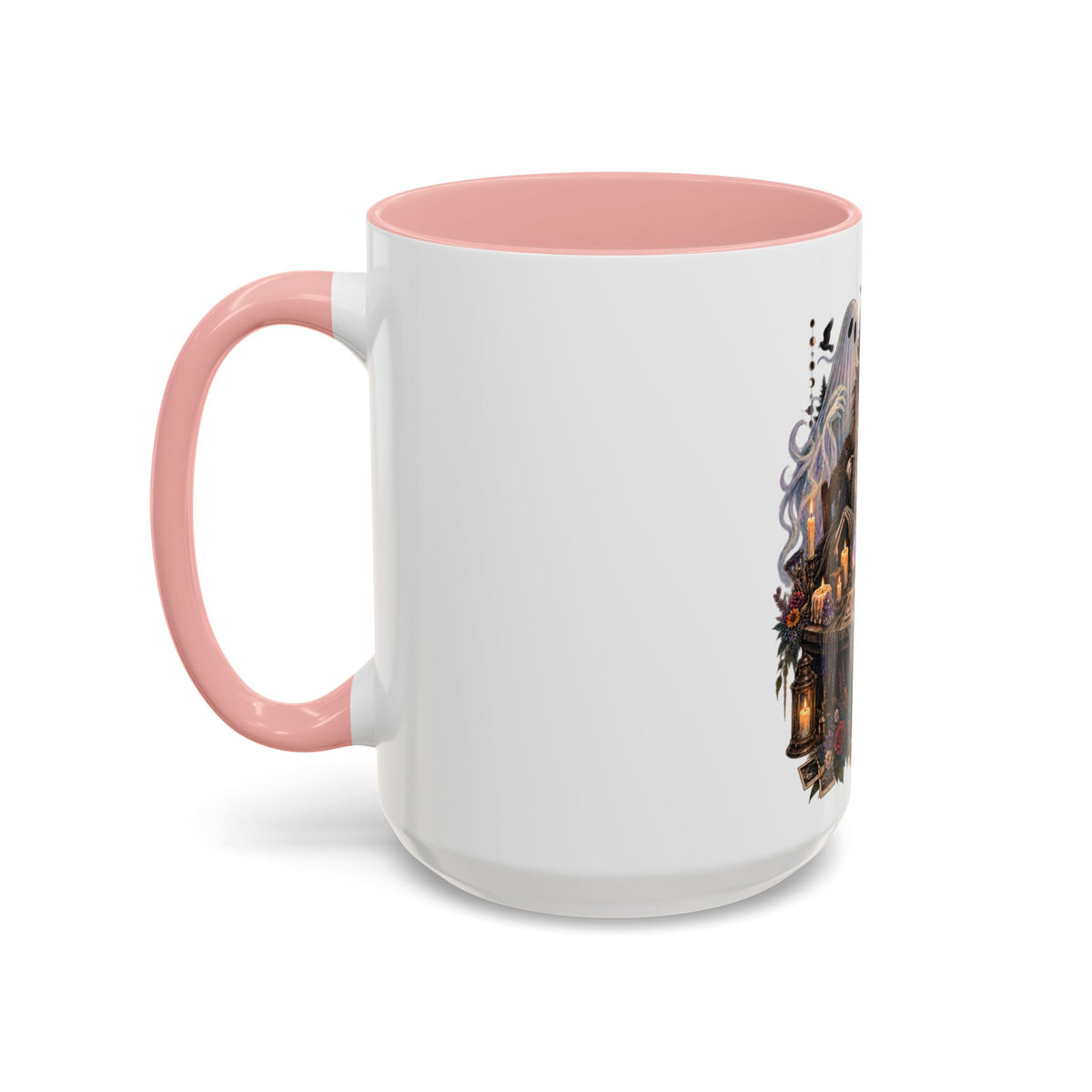 Witchy Halloween Coffee Mug – Spooky Seance Accent Mug (11/15oz)