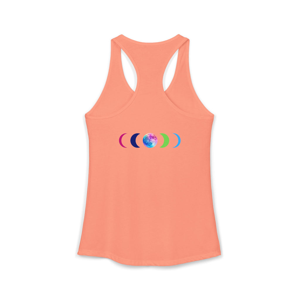 Rainbow Wolf Tank Top | Women's Racerback