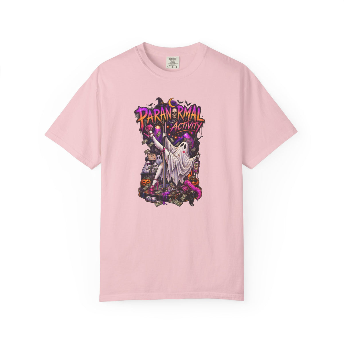 Paranormal Activity Ghost T-Shirt= Halloween ghost tee