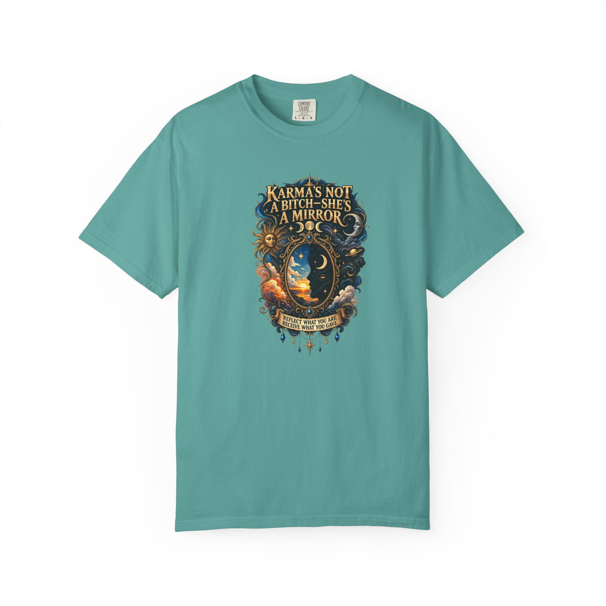 Karma's not a Bitch she's a Mirror- Mystic Tarot Graphic Tee