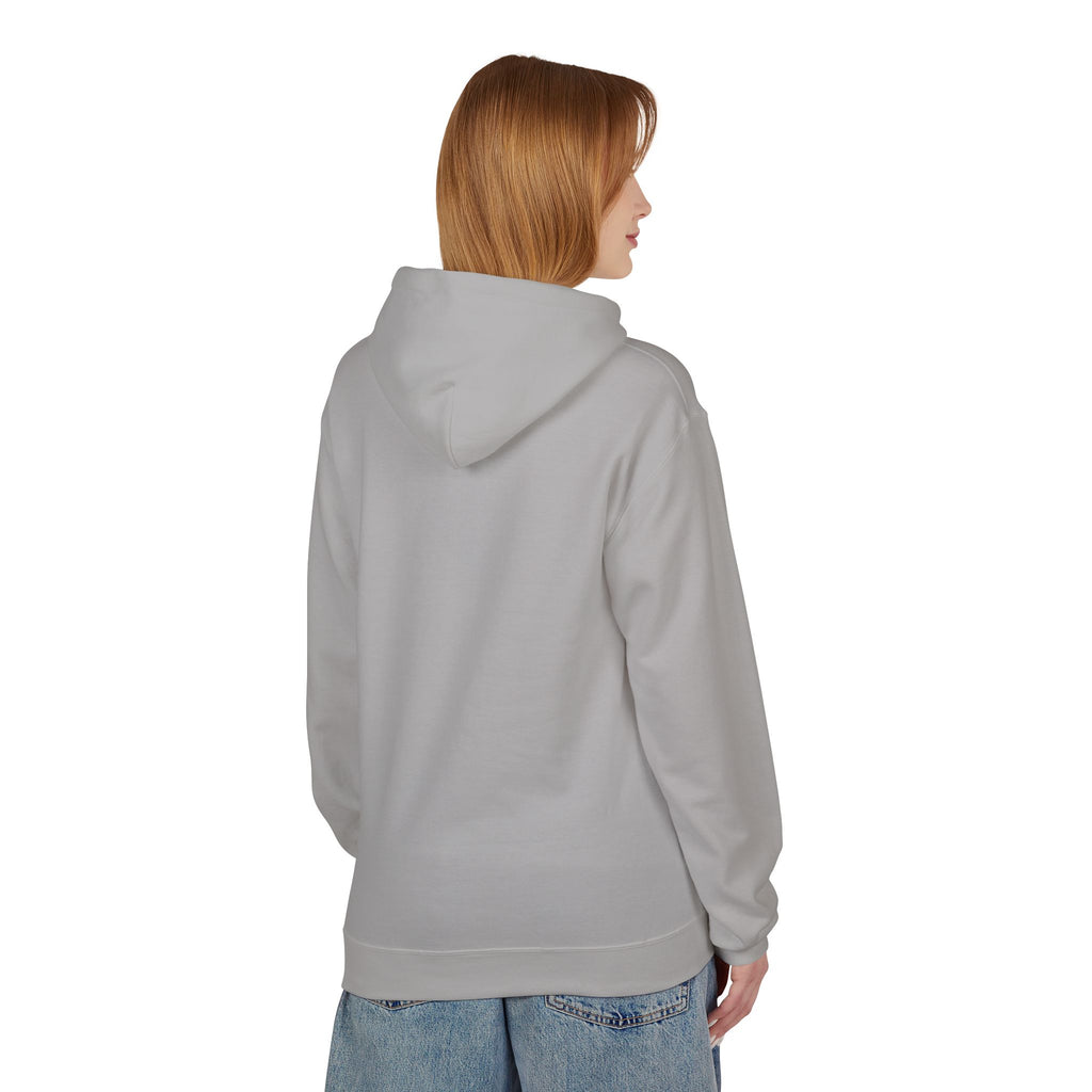 Glow Different Hoodie — Pastel Brush Script Inspirational Pullover