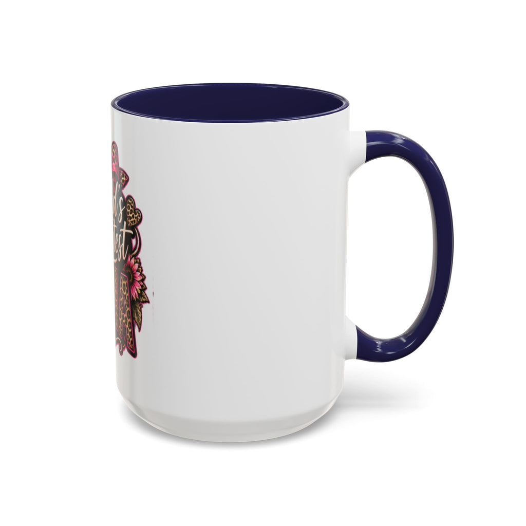 World's Greatest Mema Accent Coffee Mug – Leopard Pink Bow Gift for Grandma (11/15 oz)