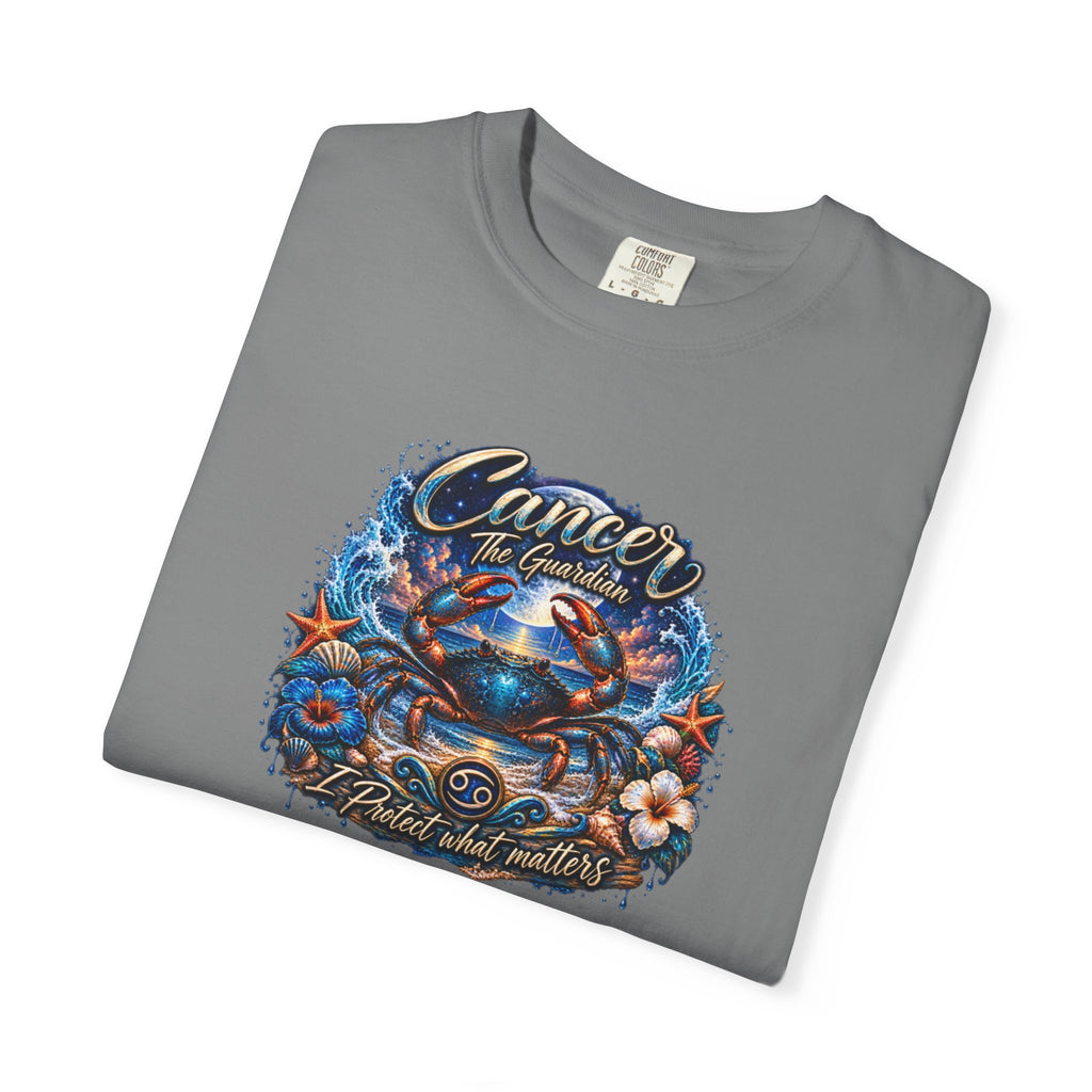 Cancer The Guardian Zodiac Tee- Born Devoted