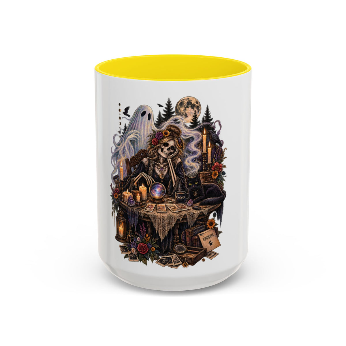 Witchy Halloween Coffee Mug – Spooky Seance Accent Mug (11/15oz)