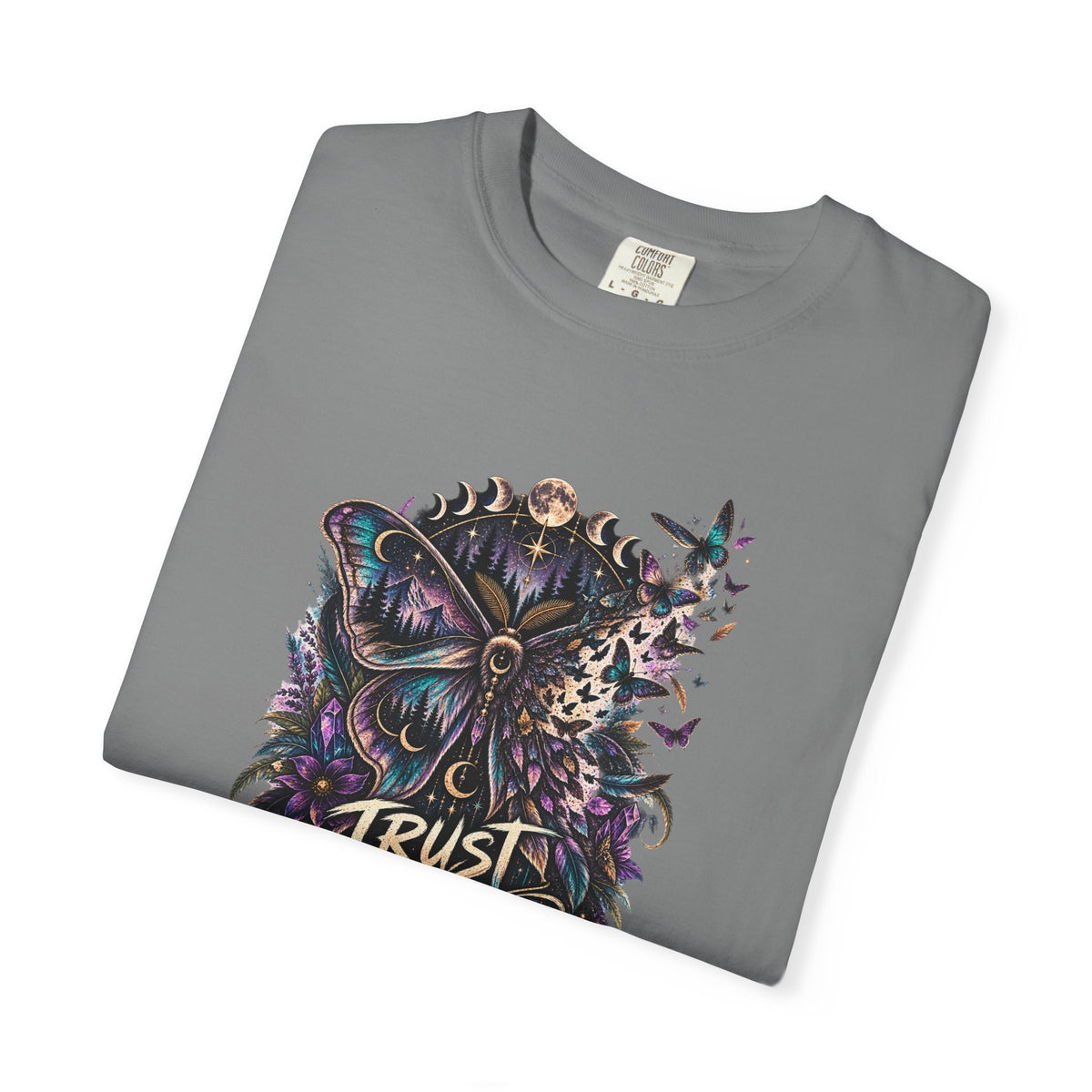 Moth Trust what You feel Empowerment Tee — Mystical Tee