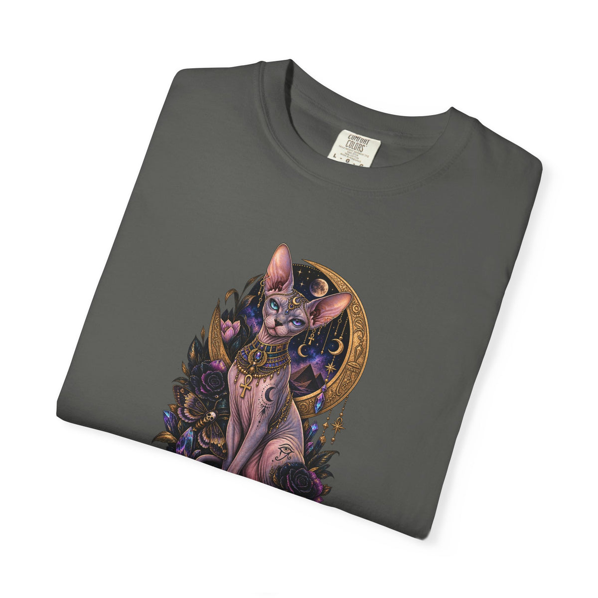 Egyptian Sphynx Moon cat Graphic T-Shirt