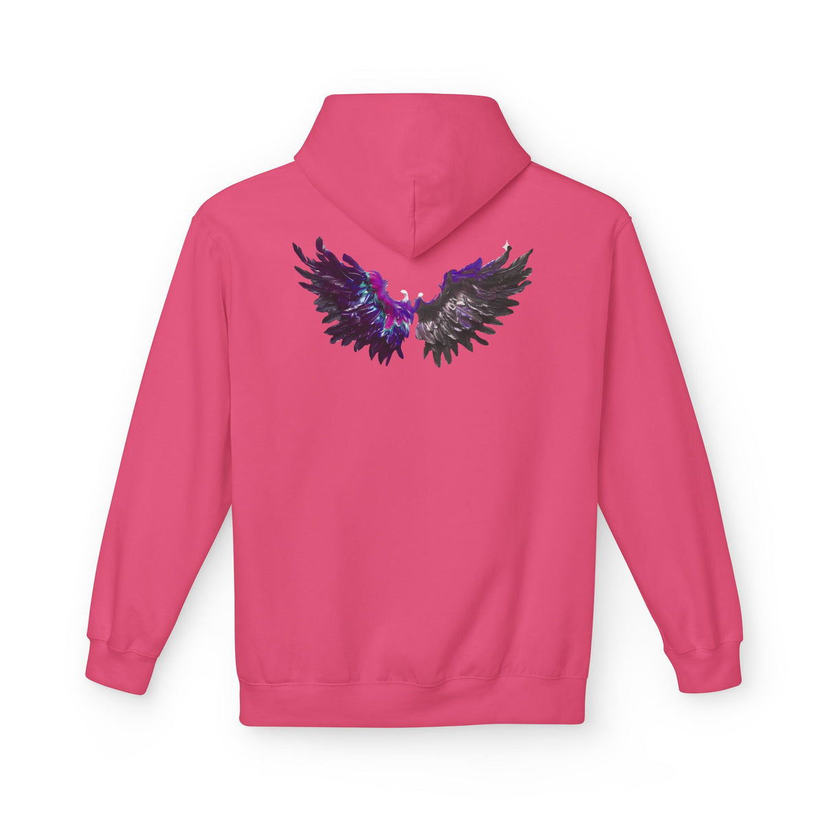 Free Spirit Hoodie — Purple Galaxy Wing Graphic Pullover