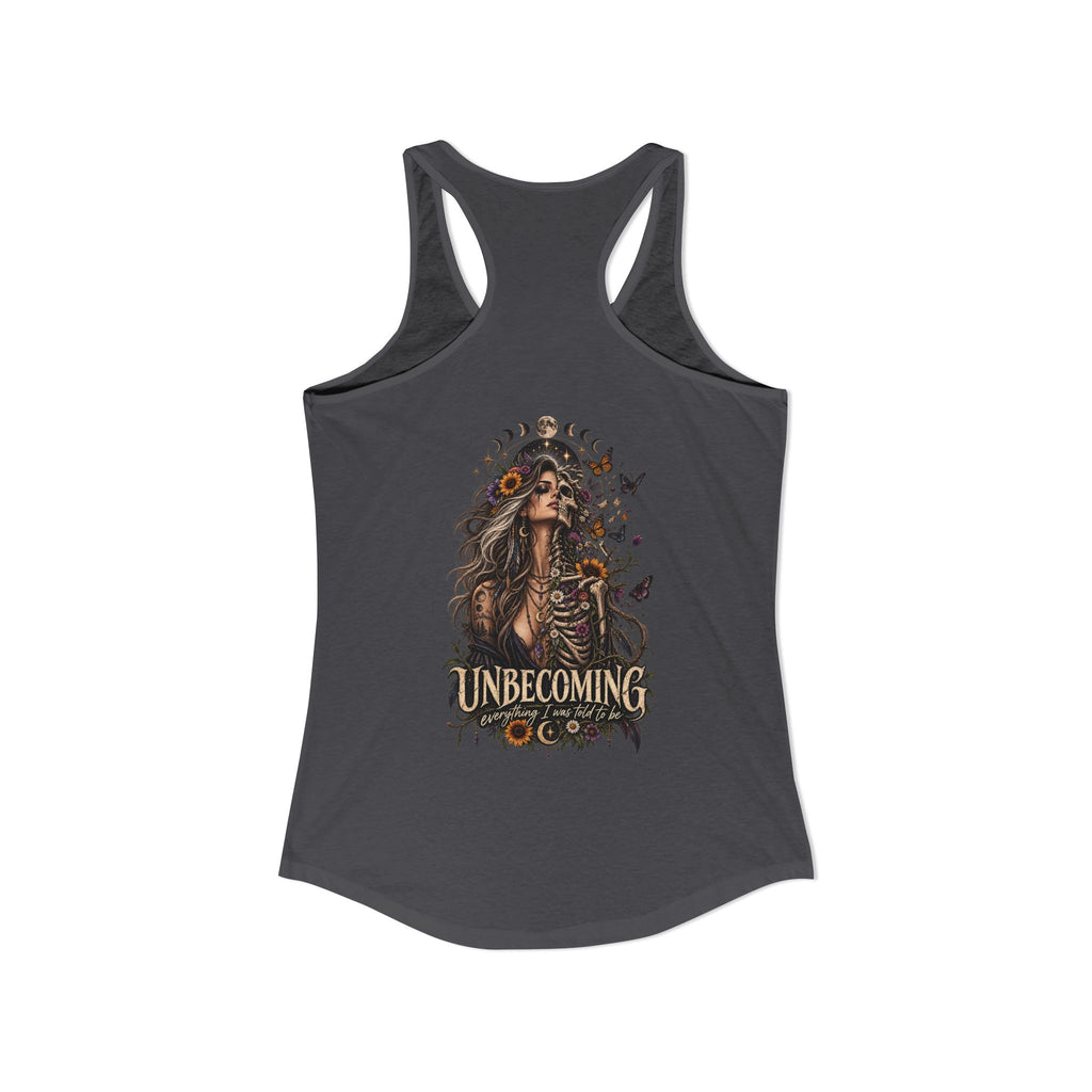 Unbecoming Woman Skeleton Gothic Tank