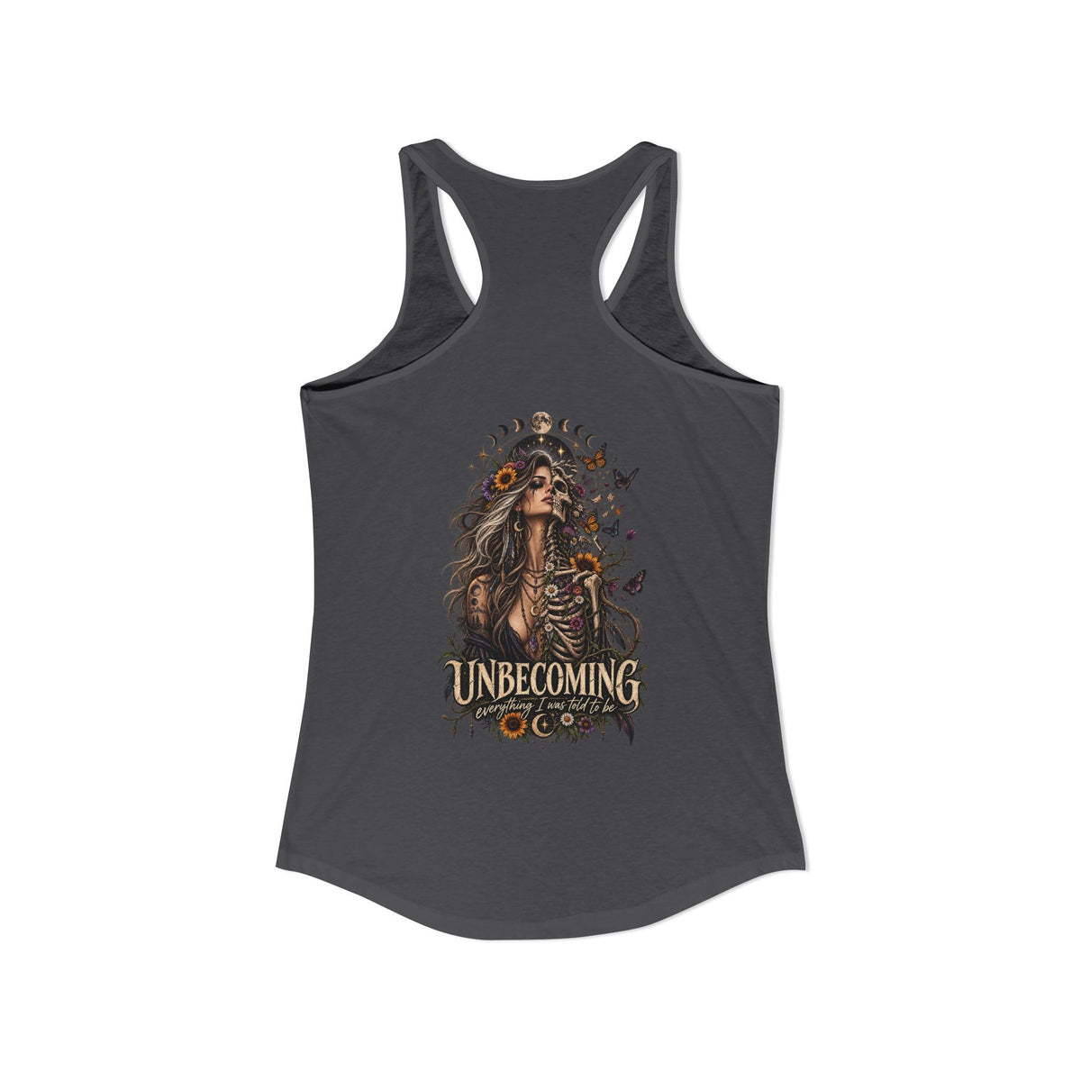 Unbecoming Woman Skeleton Gothic Tank
