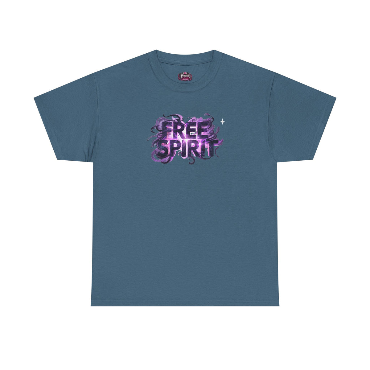 Free Spirit Tee — Purple Galaxy Wings Graphic T-Shirt