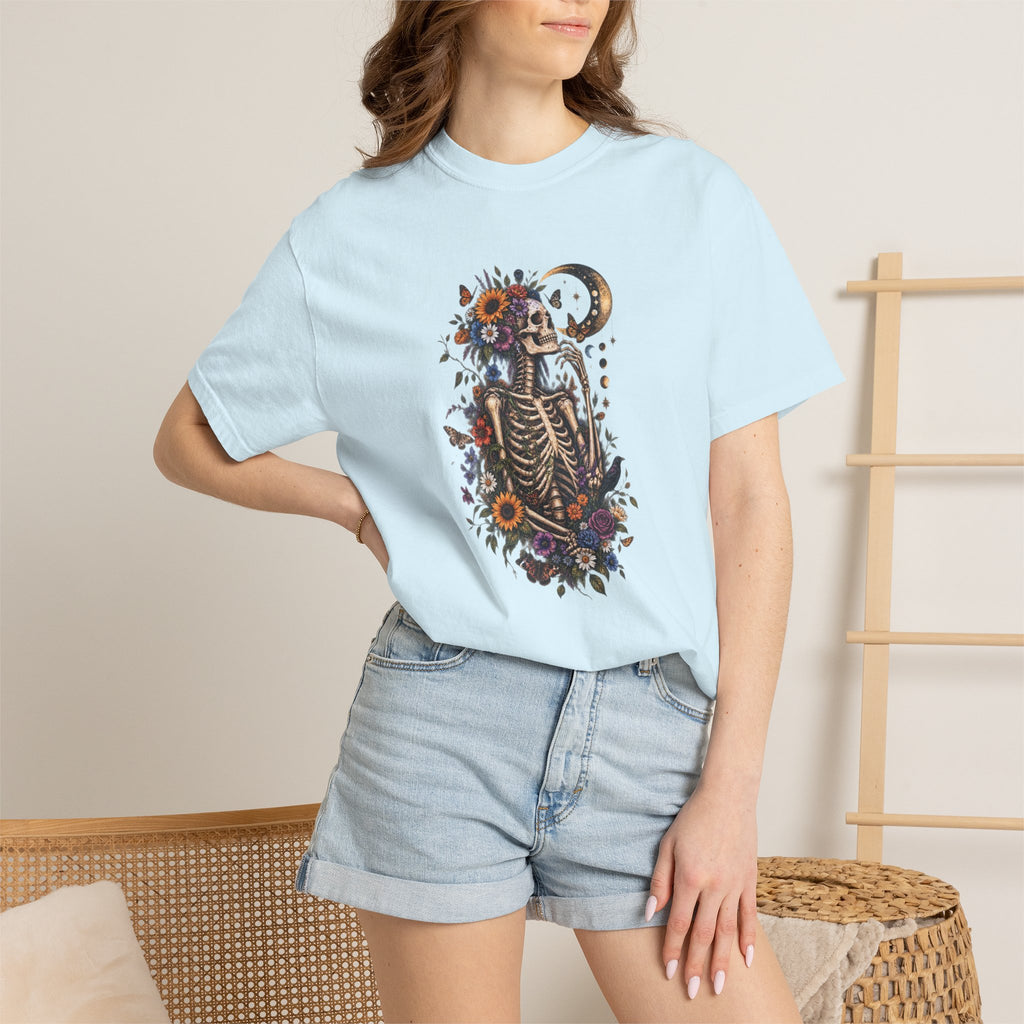 Floral Skeleton T-Shirt — Gothic Floral