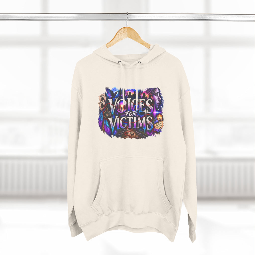 Voices for Victims Graphic Hoodie — Support & Awareness Pullover