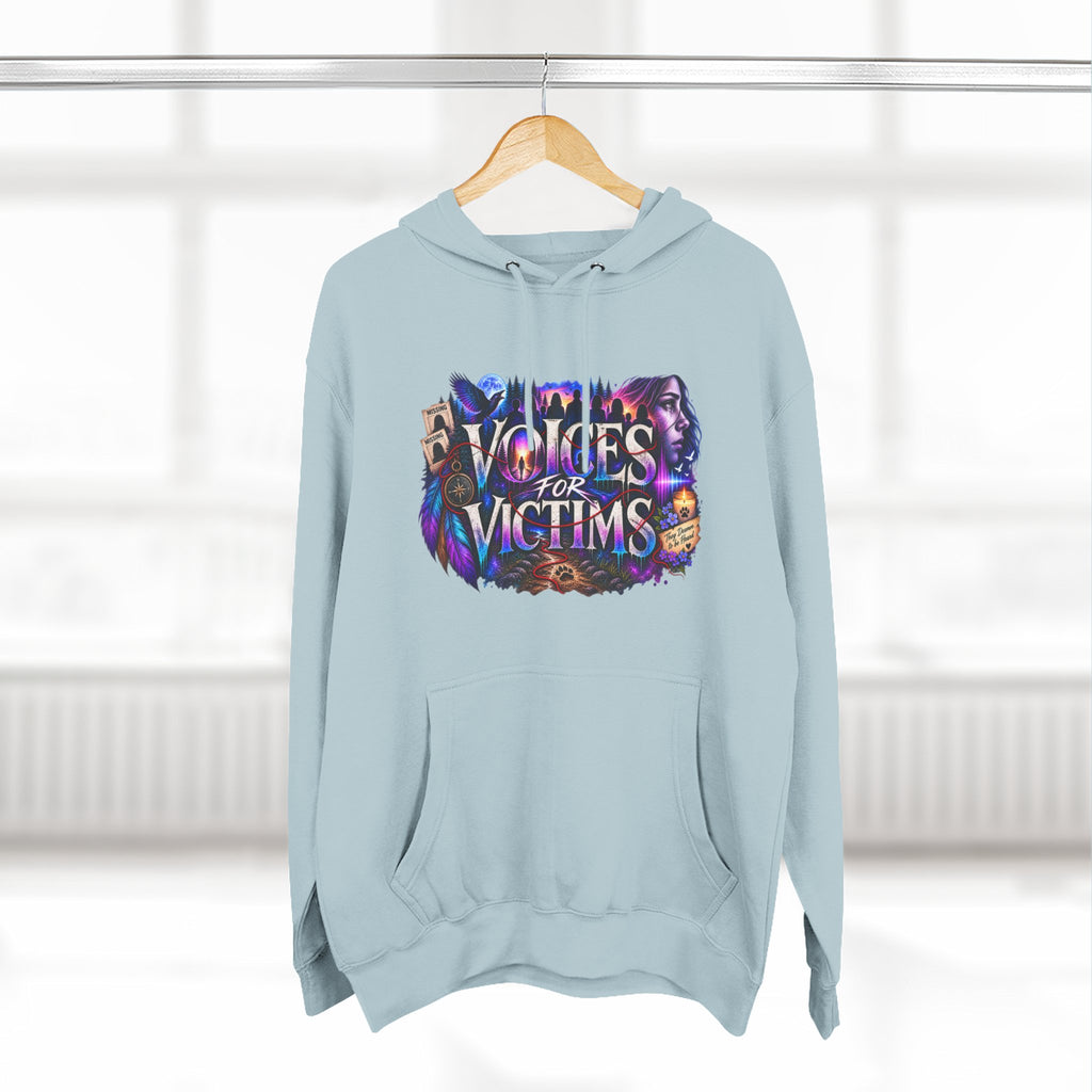 Voices for Victims Graphic Hoodie — Support & Awareness Pullover