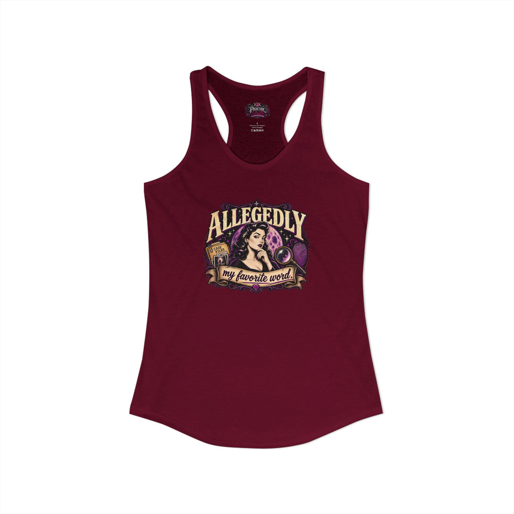 Allegedly My Favorite Word Graphic Tank