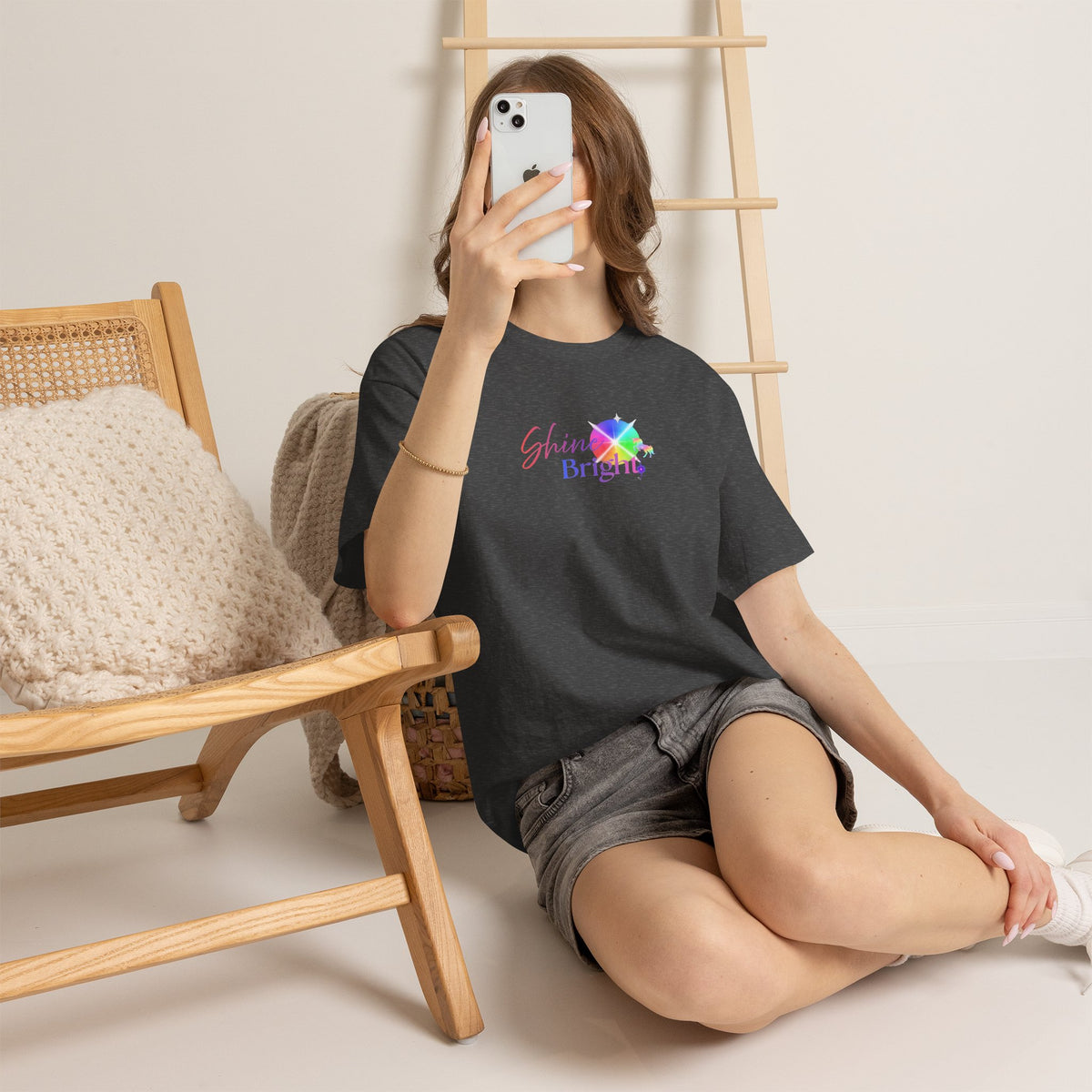 Shine Bright Pastel Graphic Tee