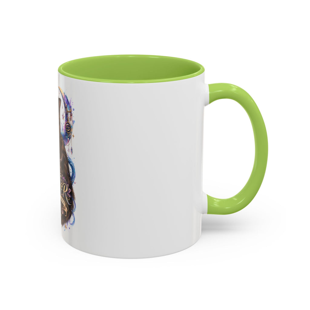 Cancer Zodiac Tortoiseshell Cat Accent Coffee Mug – Astrological Cat Lover Gift (11/15oz)