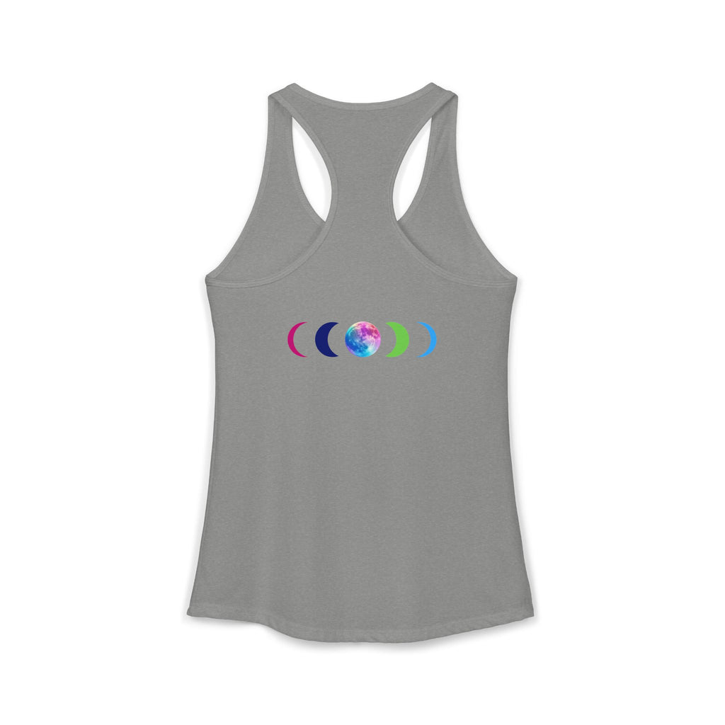 Rainbow Wolf Tank Top | Women's Racerback