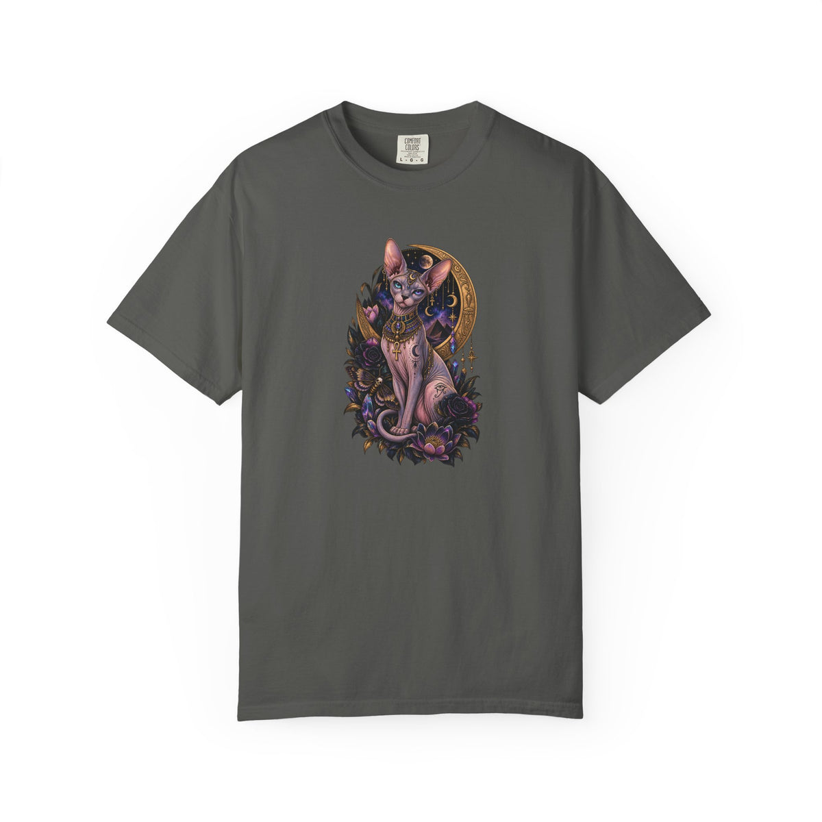 Egyptian Sphynx Moon cat Graphic T-Shirt