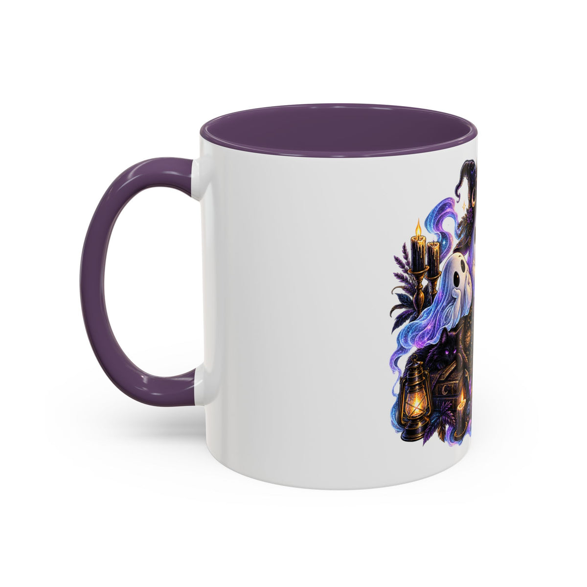 Halloween Ghost Ouija Accent Coffee Mug (11/15oz)