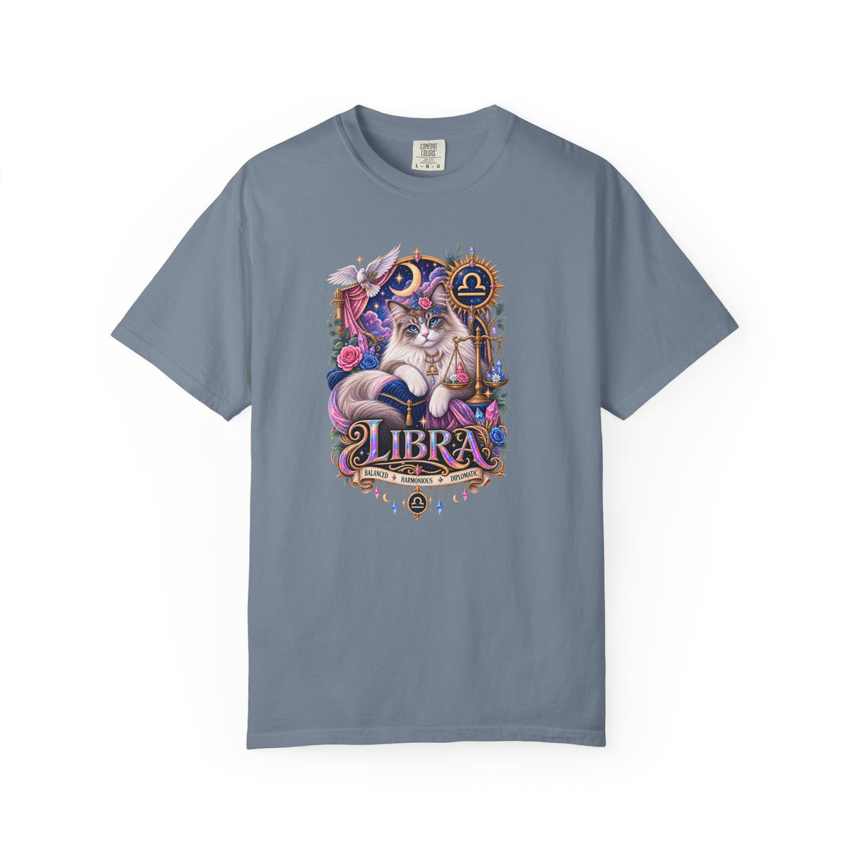 Libra Zodiac T-Shirt — Persian Celestial Scale Astrology Tee