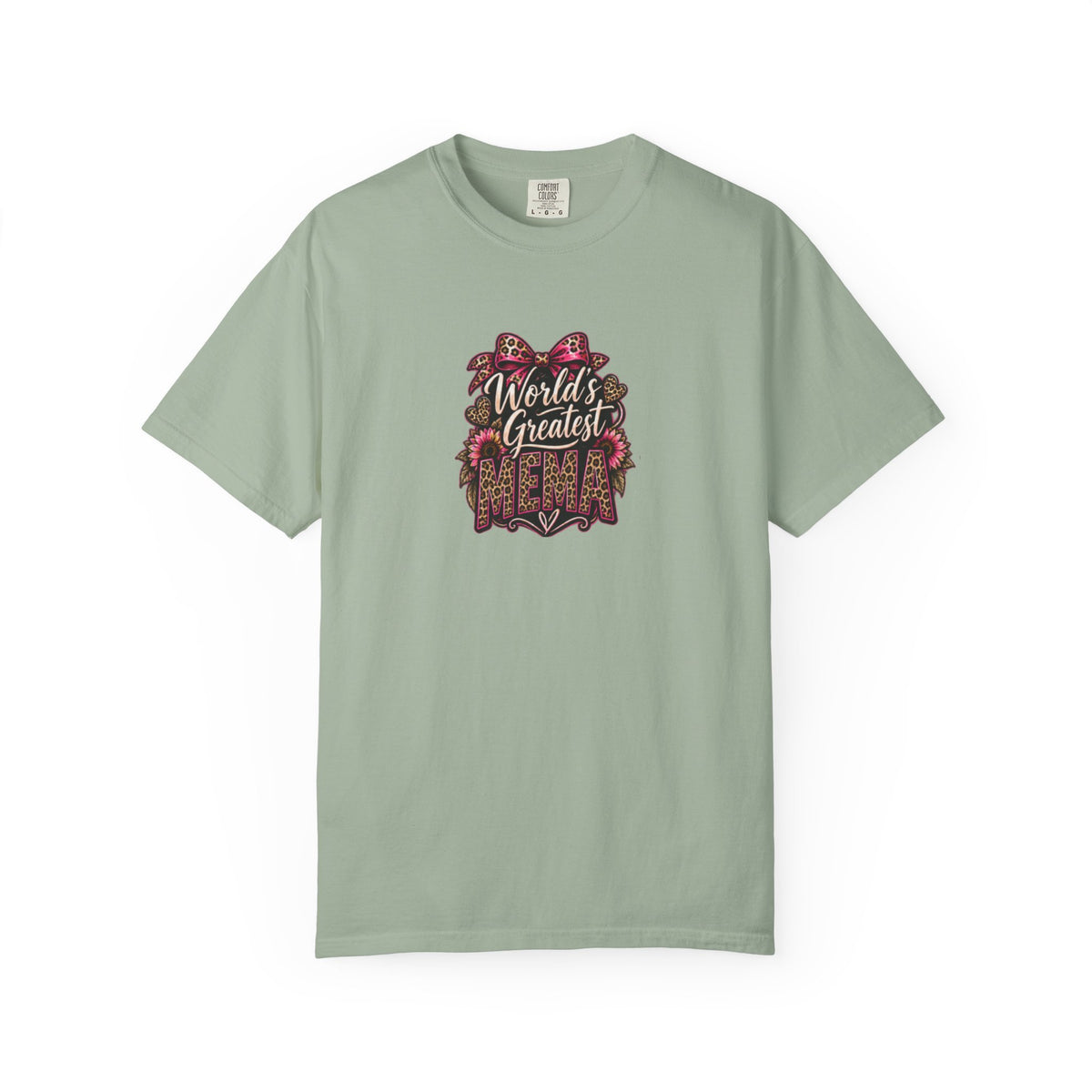 T-Shirt — "World's Greatest Mama" Floral Graphic Tee