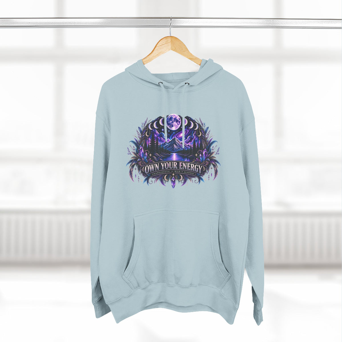 Own Your Energy Hoodie — Cosmic Motivational Pullover