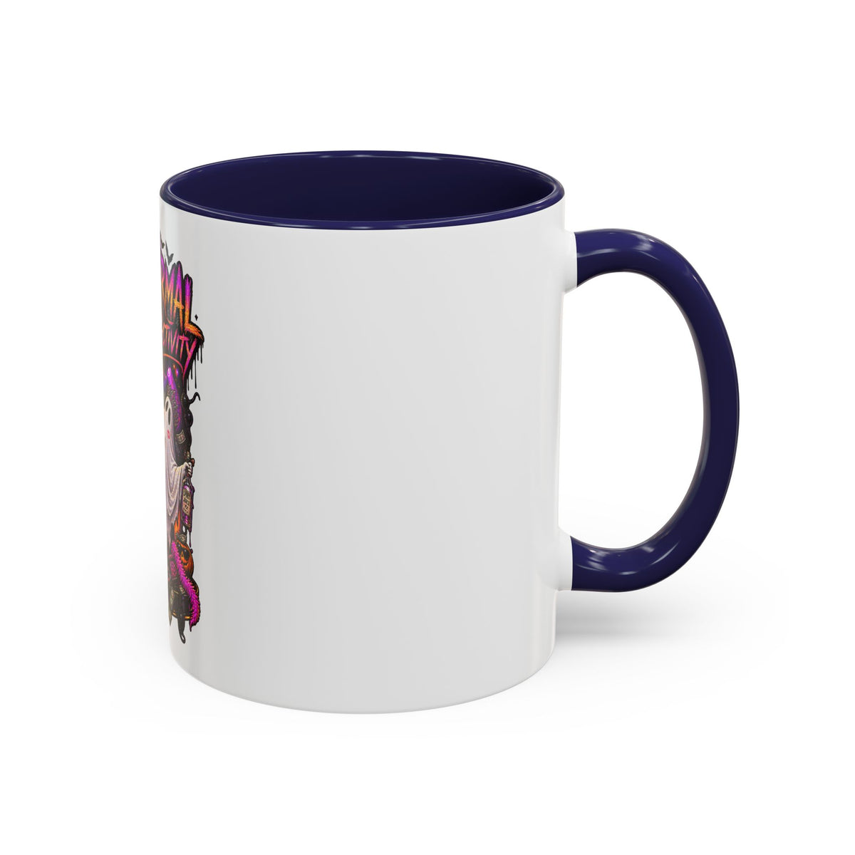 Coffee Mug — 'Paranormal Activity' Ghost Pole Dancing Halloween Accent Mug (11/15oz)