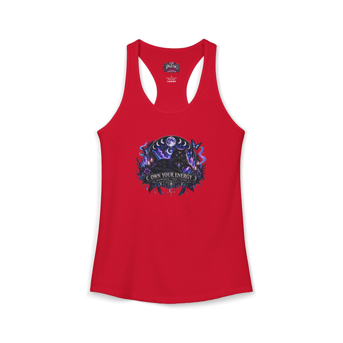 Own your Energy Majestic Black Cat Tank