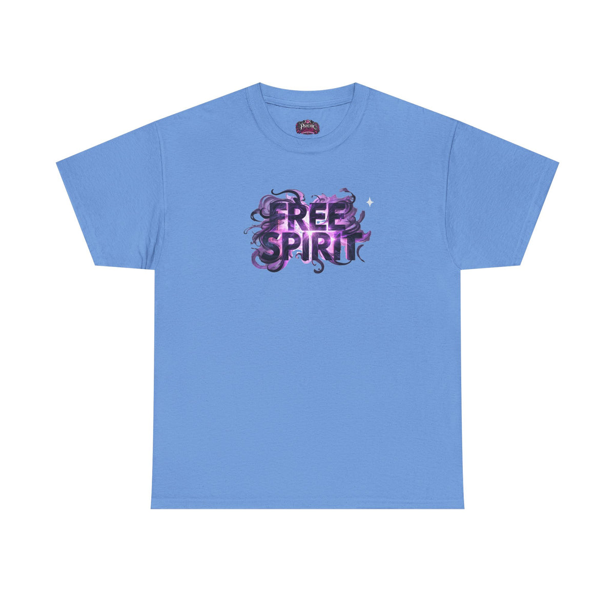 Free Spirit Tee — Purple Galaxy Wings Graphic T-Shirt