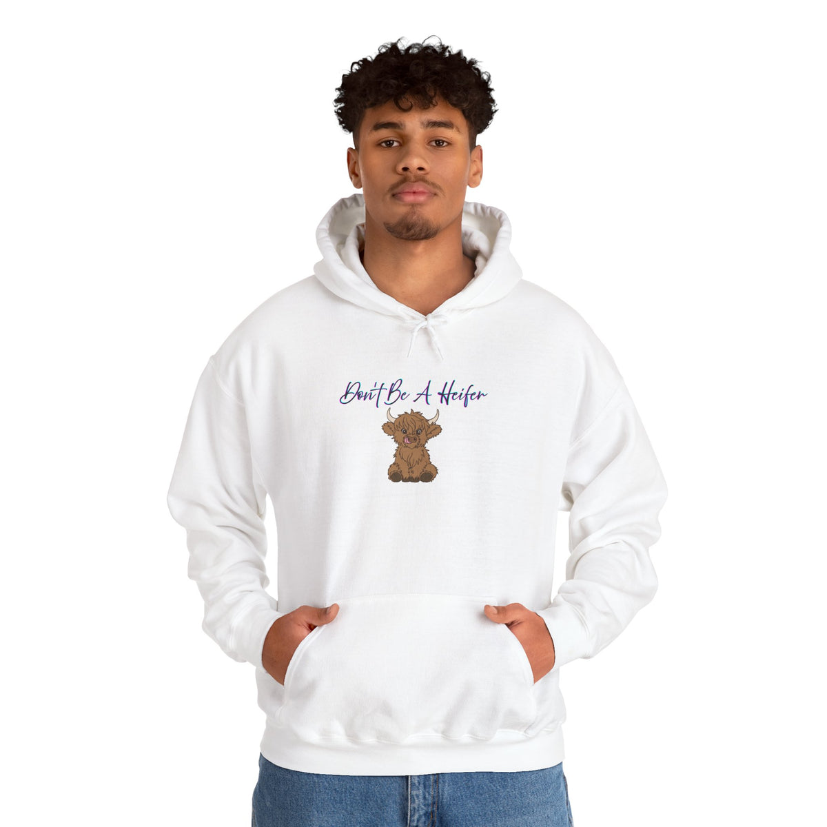 Don't Be a Heifer Hoodie | Funny Cow Hoodie | Western Country Sweatshirt | Farm Girl Gift