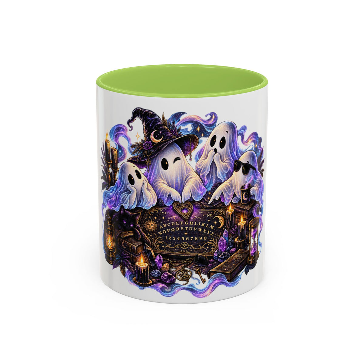 Halloween Ghost Ouija Accent Coffee Mug (11/15oz)