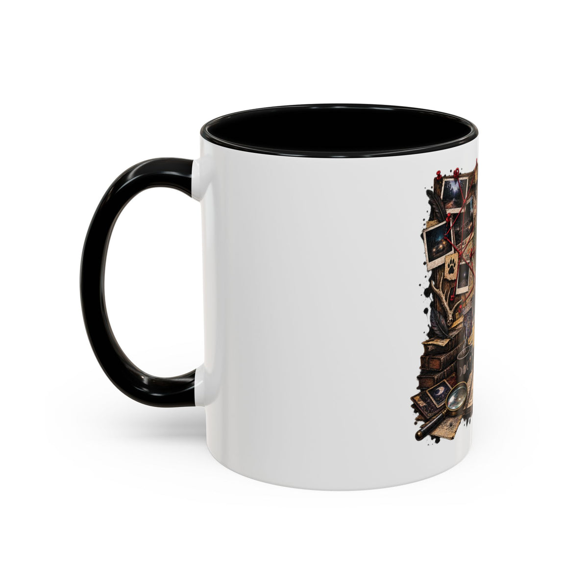Conspiracy Board Coffee Mug — Detective Mystery Map Design (11/15oz)