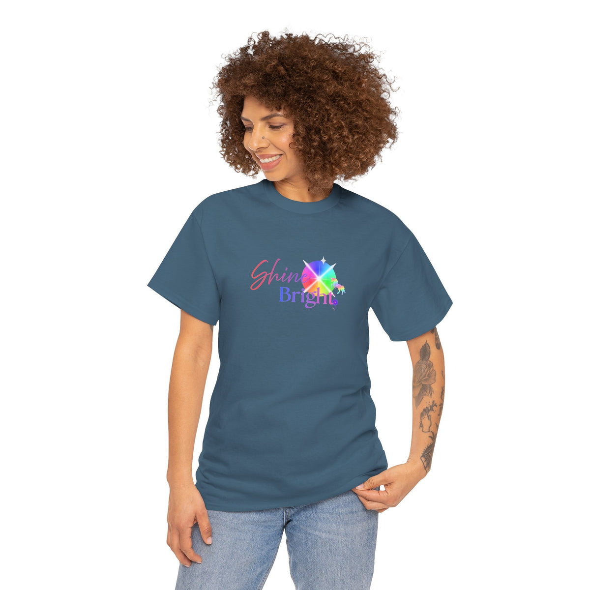 Shine Bright Pastel Graphic Tee