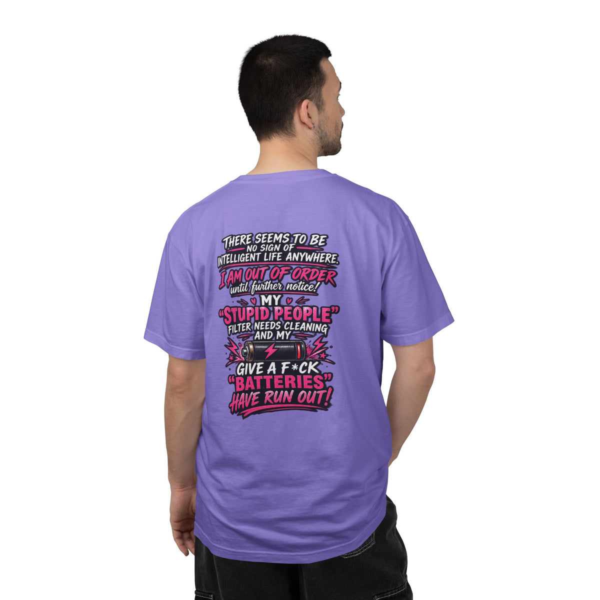 Graphic T-Shirt — 'I Am Out of Order' Humorous Rock Skull Tee