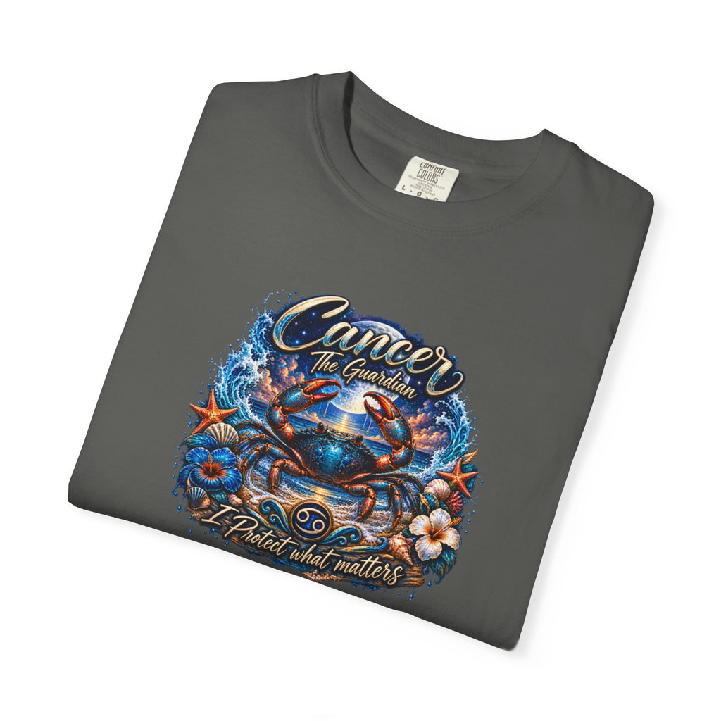 Cancer The Guardian Zodiac Tee- Born Devoted