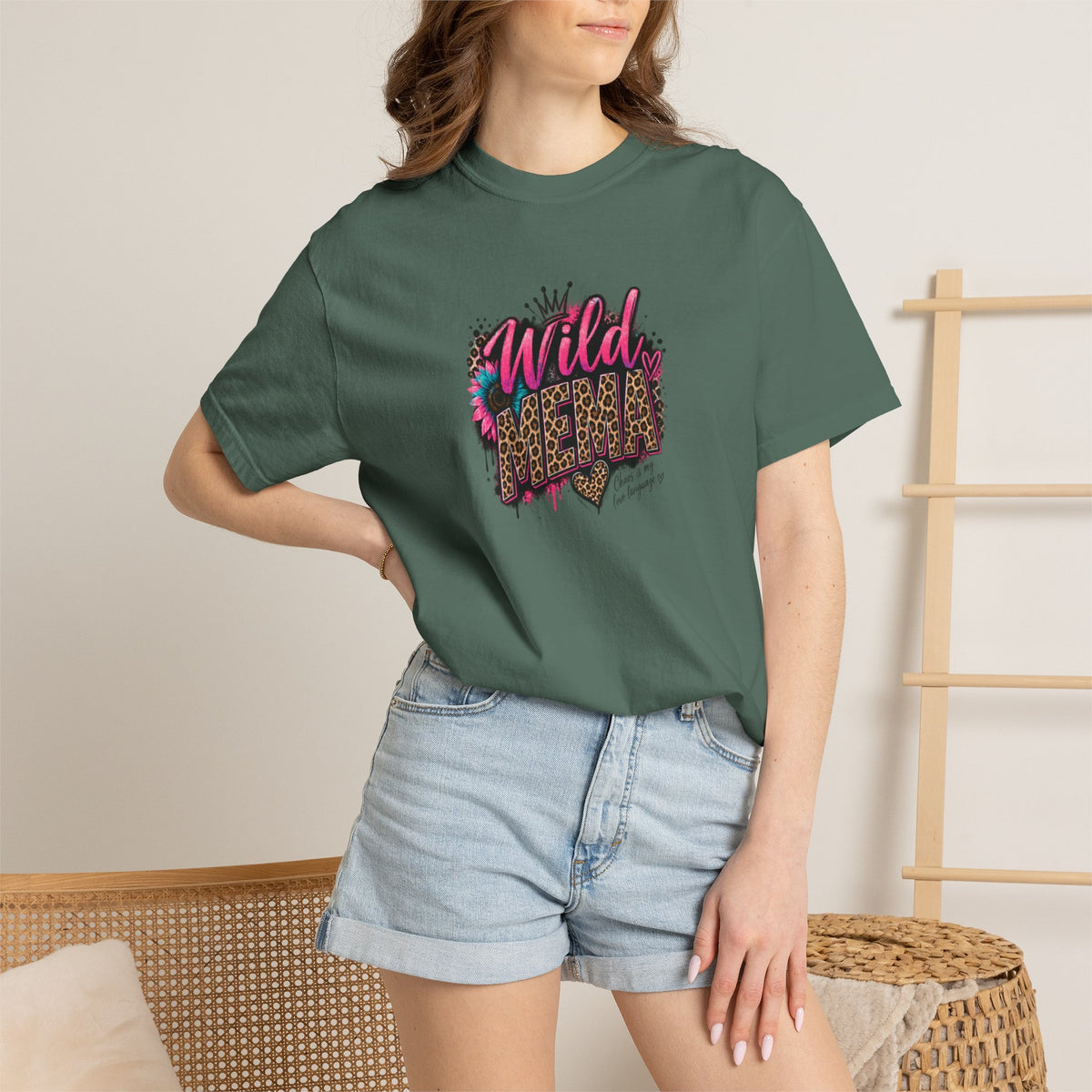Wild MEMA Leopard Graphic T-Shirt