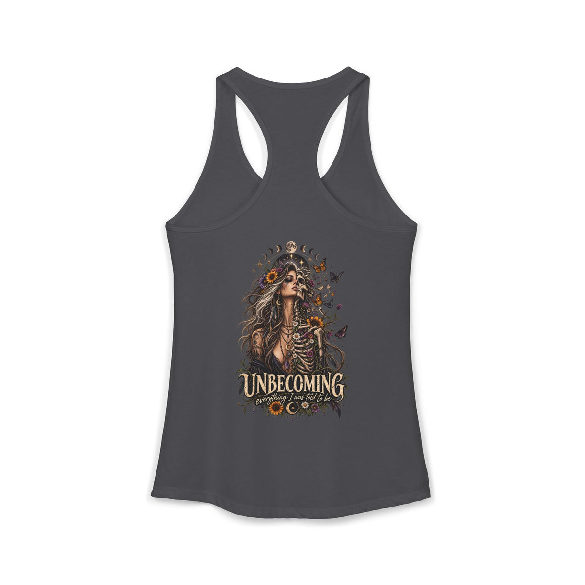 Unbecoming Woman Skeleton Gothic Tank