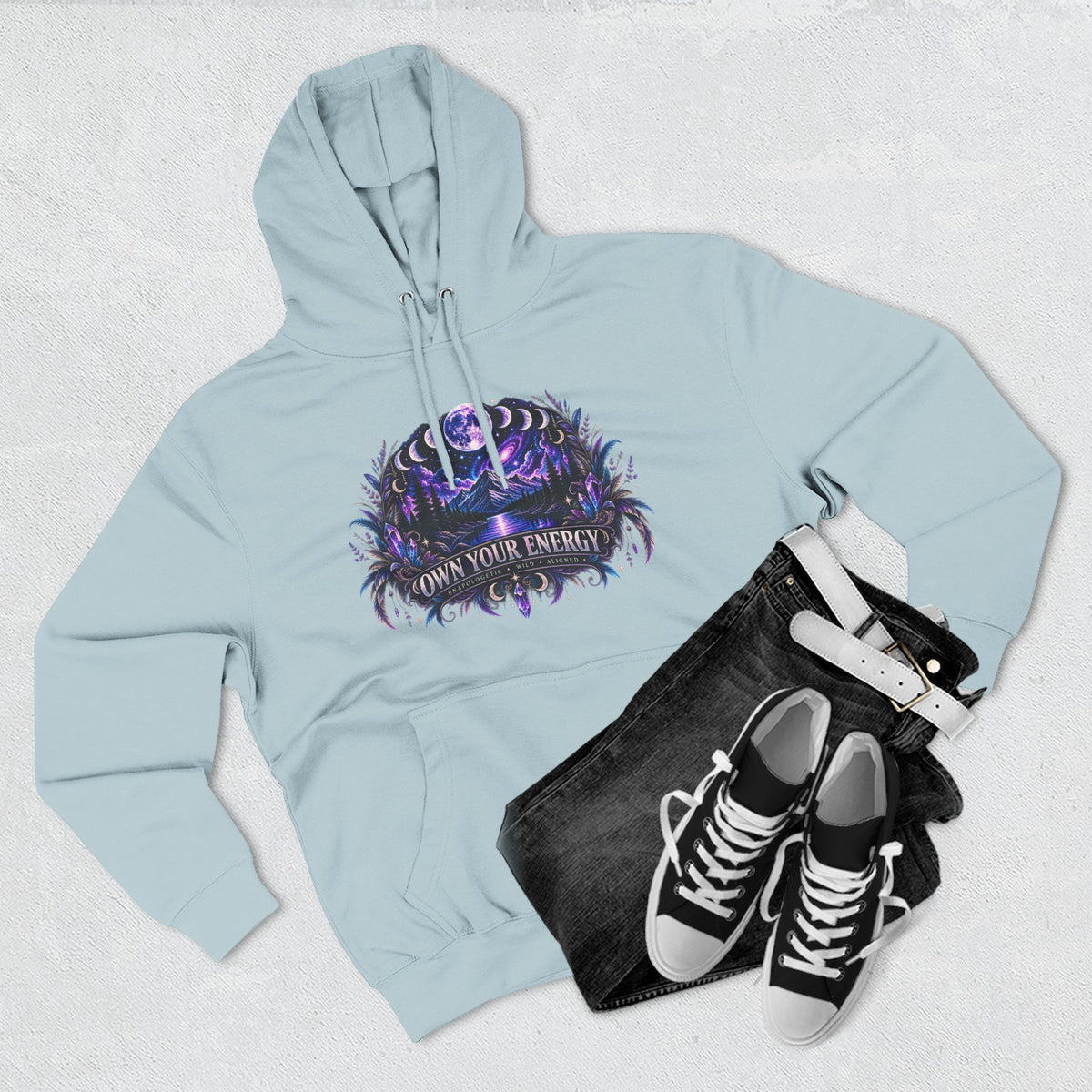 Own Your Energy Hoodie — Cosmic Motivational Pullover
