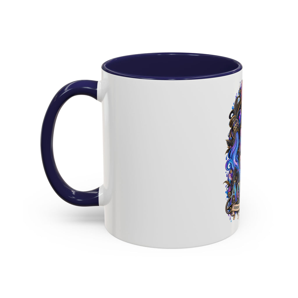 Aquarius Zodiac Cat Coffee Mug — Sphynx Astrology 11/15oz Accent Mug