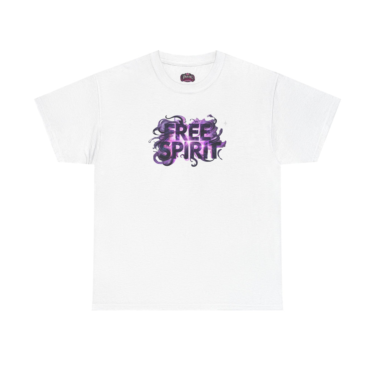 Free Spirit Tee — Purple Galaxy Wings Graphic T-Shirt